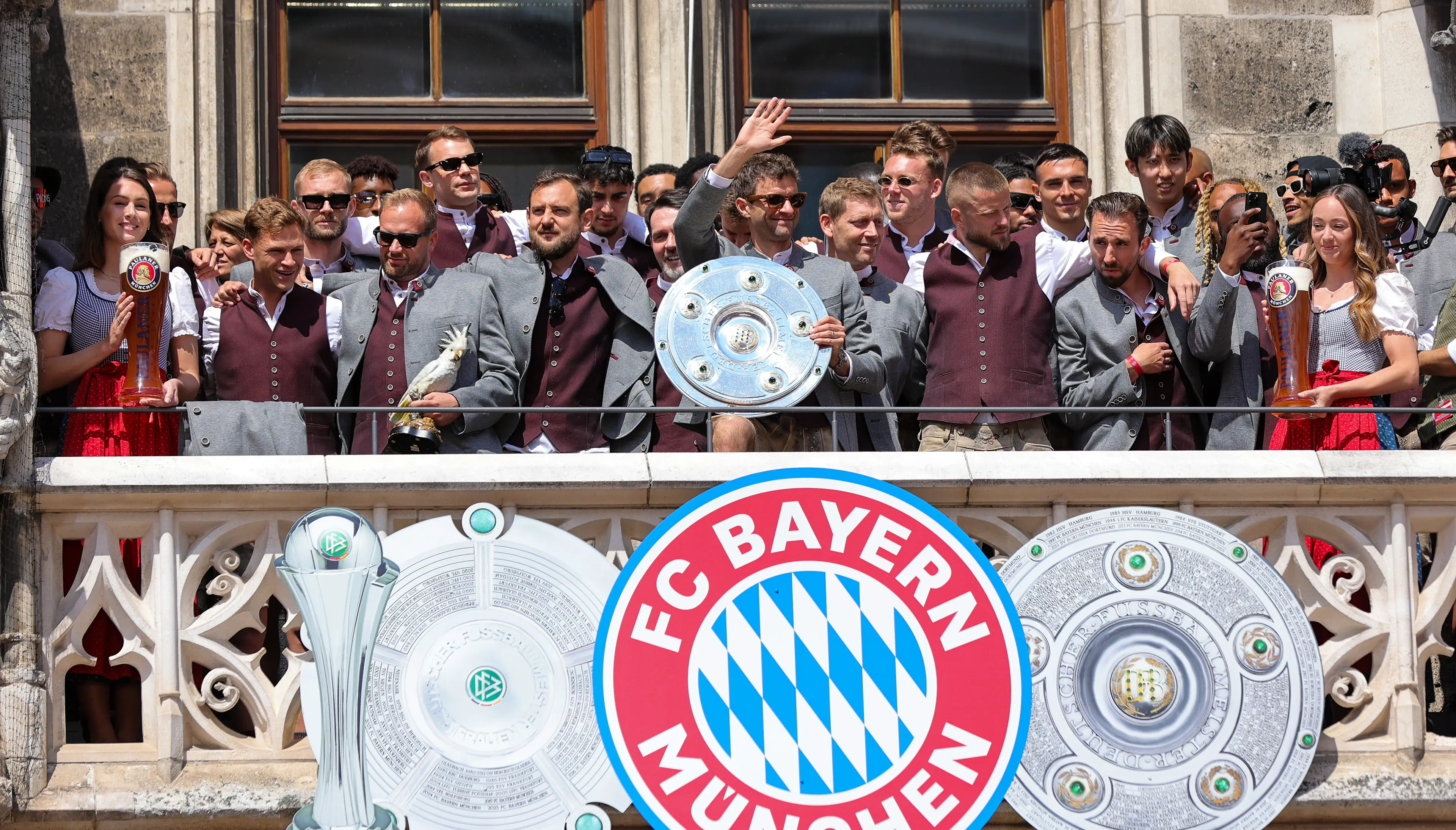 Bayern Munich won the Bundesliga title during the 24/25 season. Image: Getty