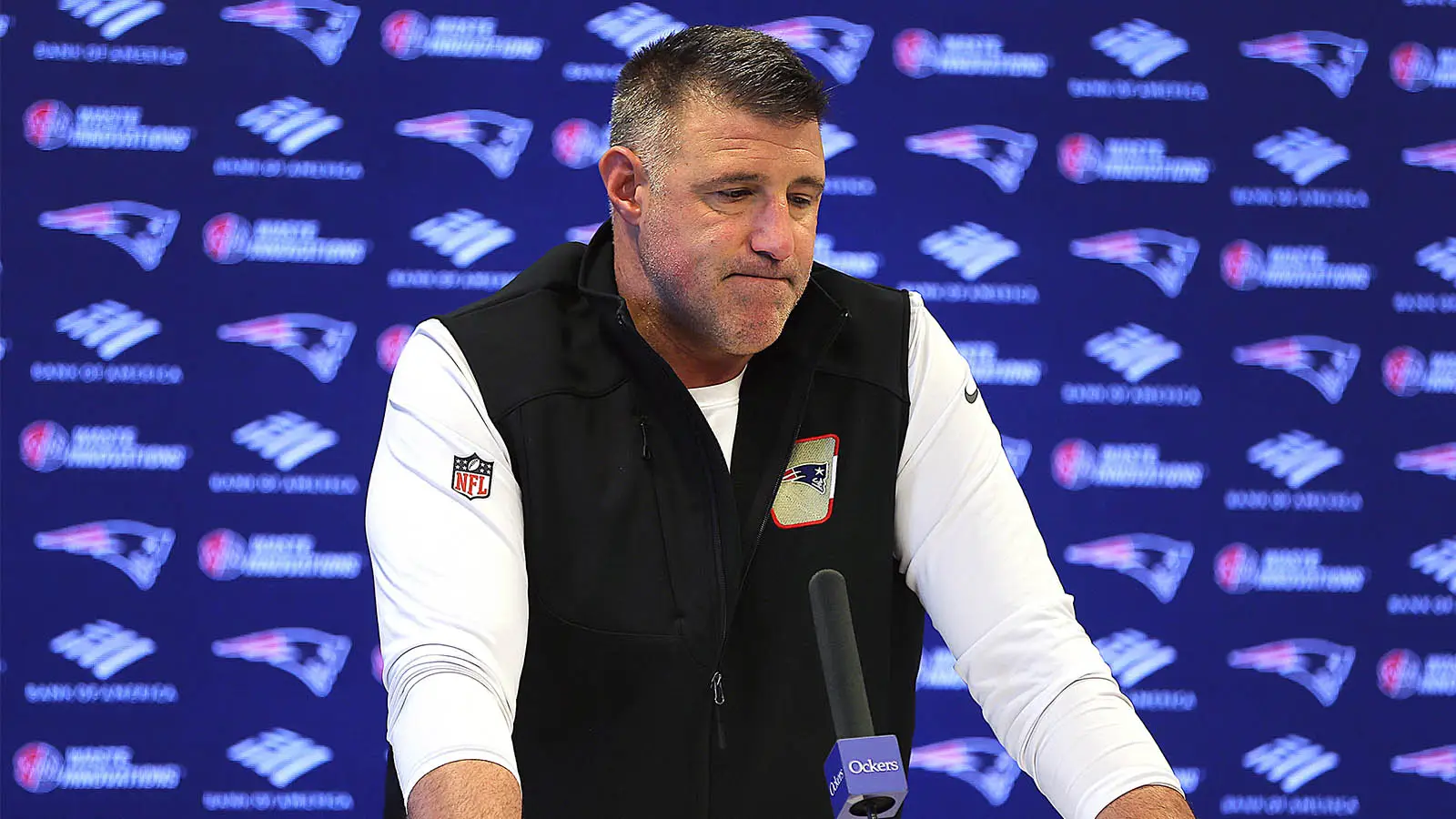 Vrabel is the coach of the New England Patriots (Image: Getty)