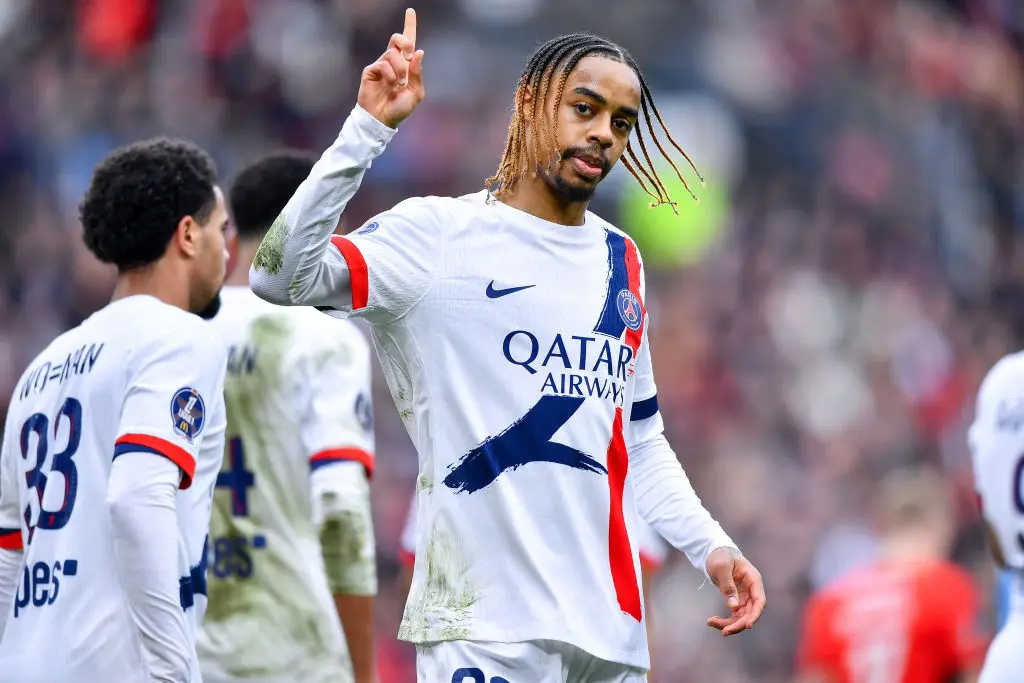 Bradley Barcola in action for PSG (Credit:Getty)