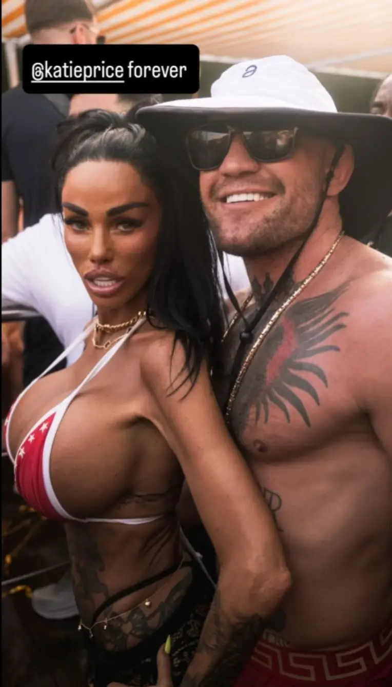 Conor McGregor partied with glamour model Katie Price before the nightclub incident. Image: Instagram/Conor McGregor