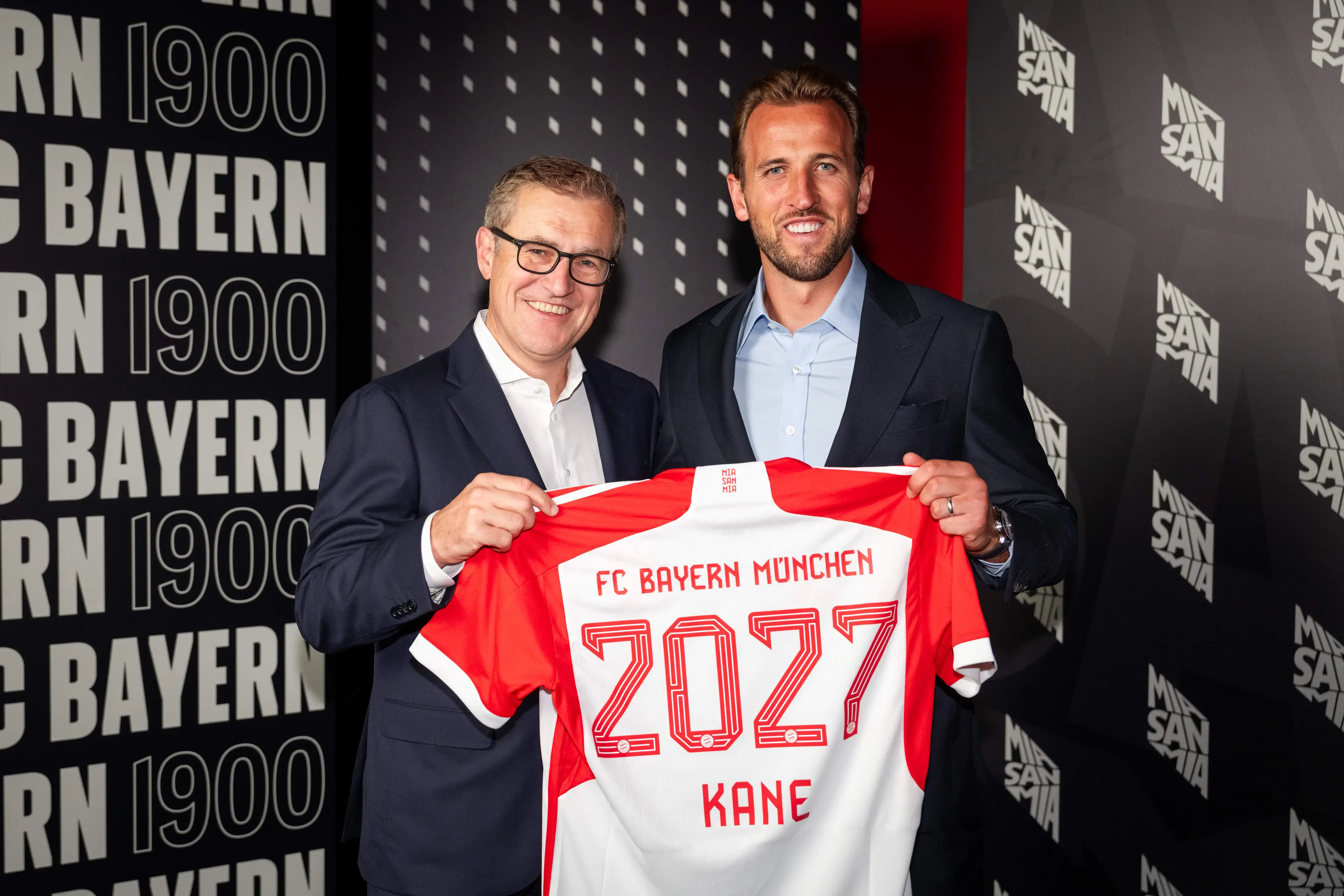 Harry Kane's Bayern Munich contract runs until 2027. Image: Getty