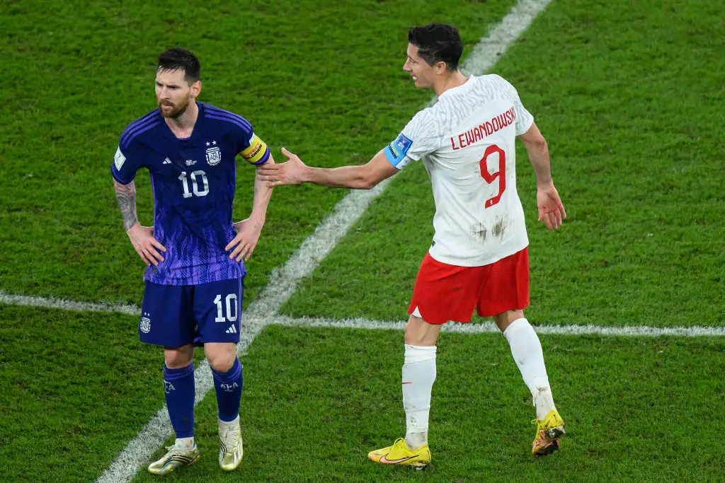 Lionel Messi and Robert Lewandowski had a feud (Credit:Getty)