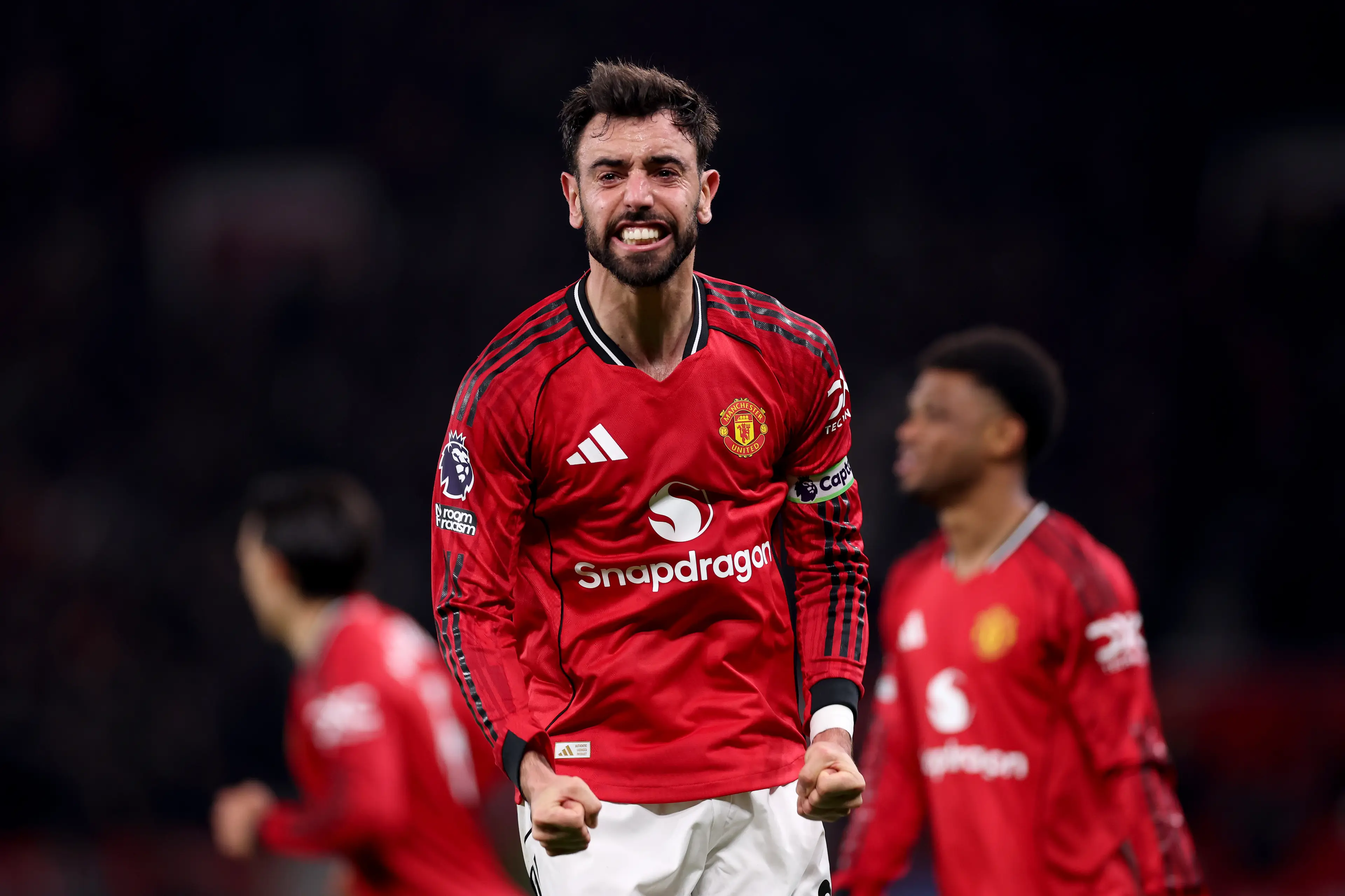 Bruno Fernandes has been linked with a move away from Manchester United. Image: Getty