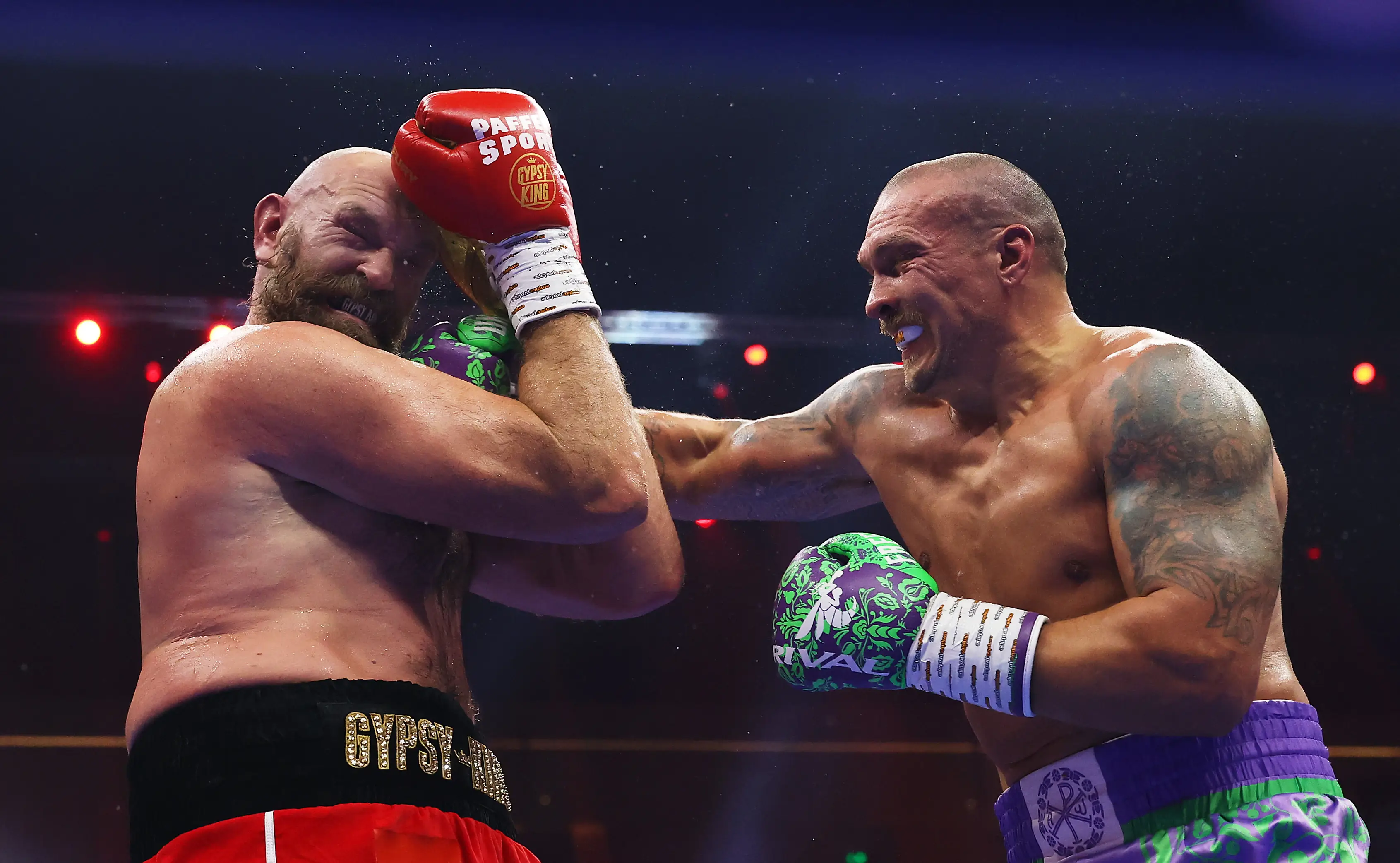 Oleksandr Usyk defeated Tyson Fury. (Image: Getty)
