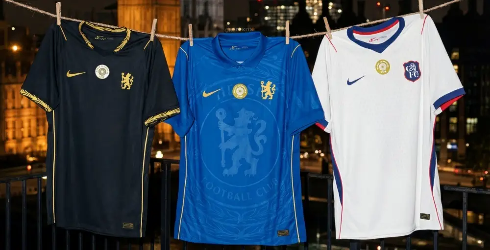 All three of Chelsea's 2025/26 kits have leaked. (Image: Footy Headlines/Rode1Kits)