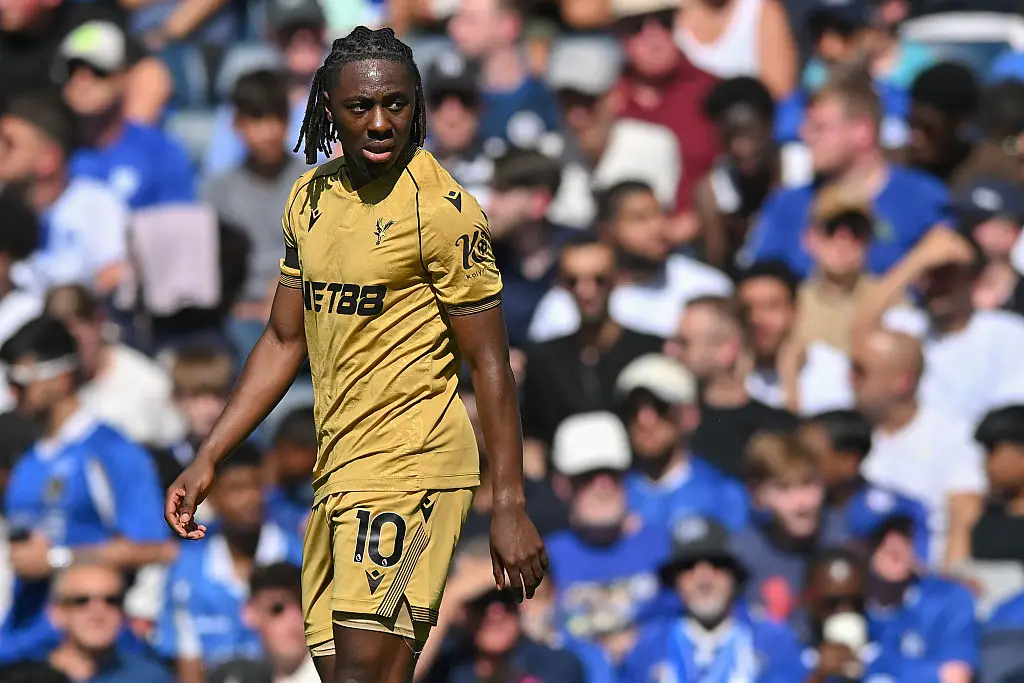 Eze's opening goal was controversially disallowed during the Premier League clash with Chelsea. (Image: Vince Mignott/MB Media/Getty Images)