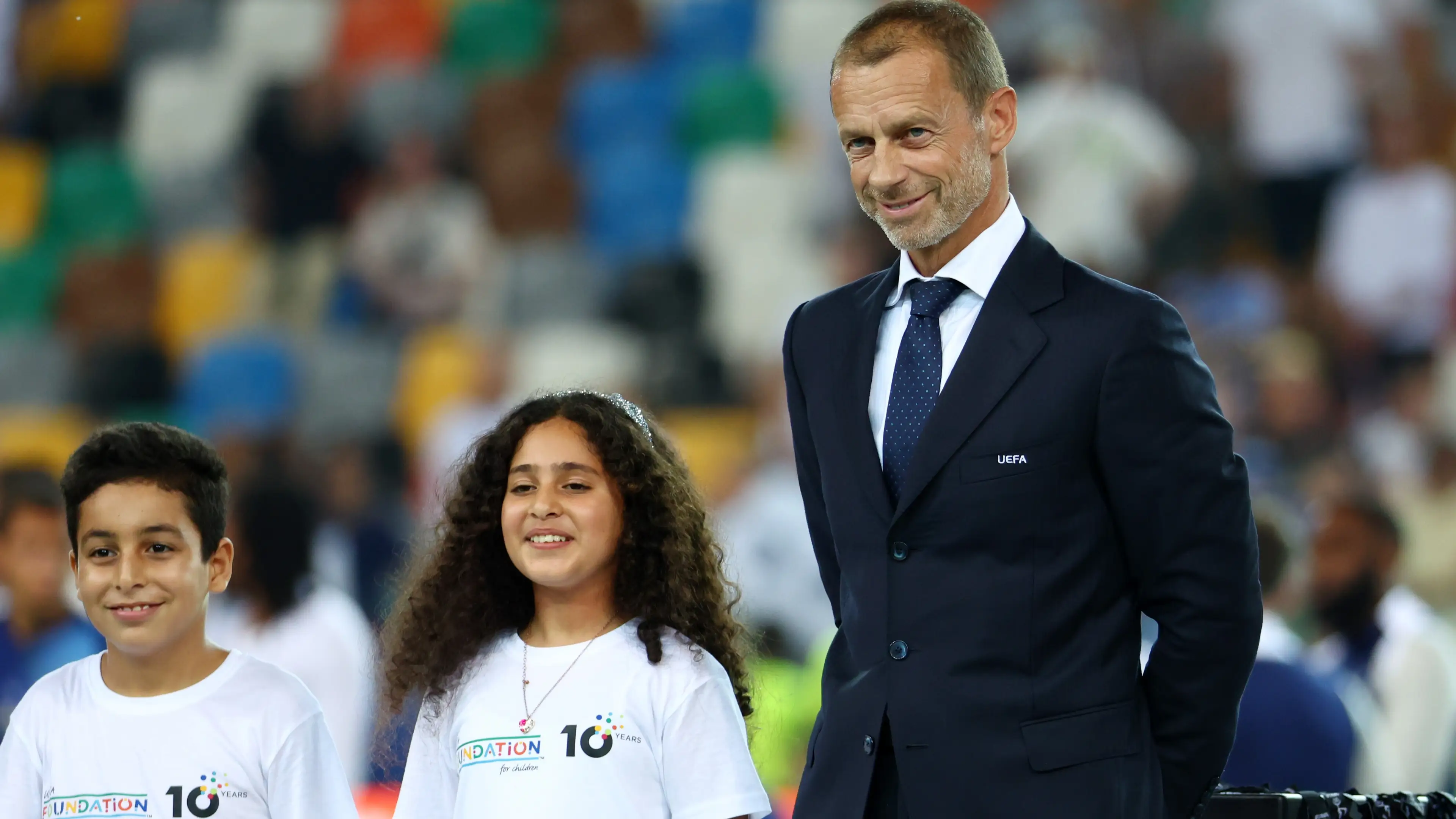 UEFA confirm identity of two mystery children who took part in Super Cup medal ceremony