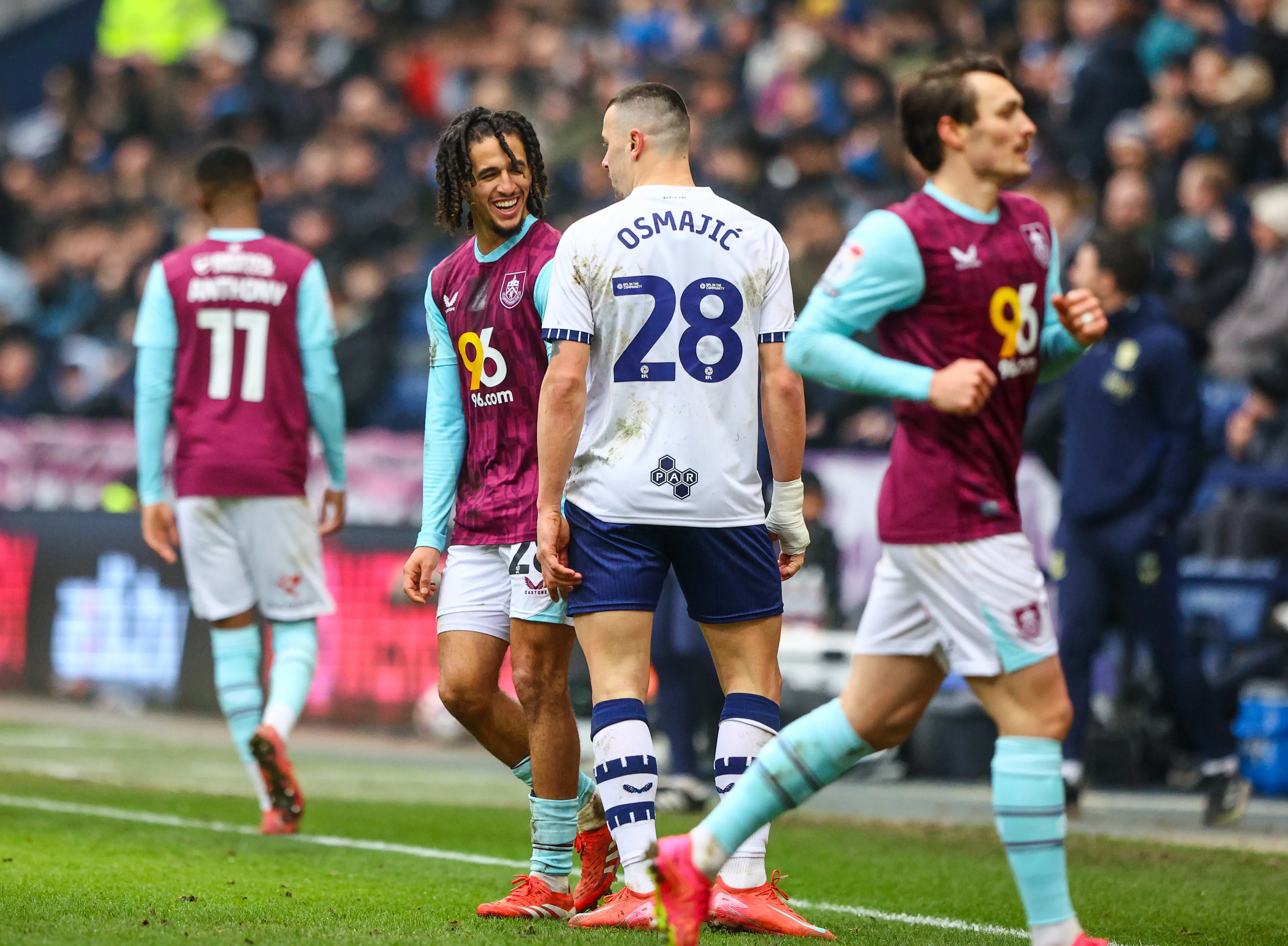An investigation was launched after an incident in the Burnley vs Preston game on 15 February. Image: Getty