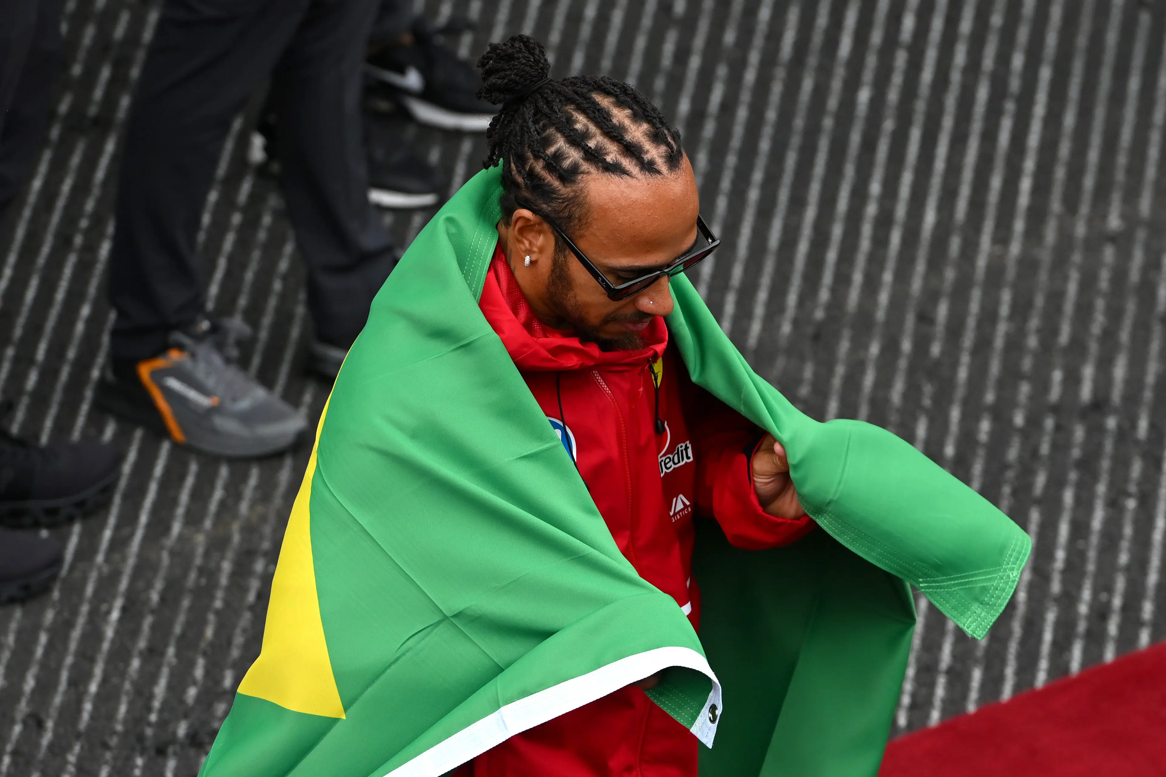 Hamilton feels a special connection to Brazil. Image: Getty