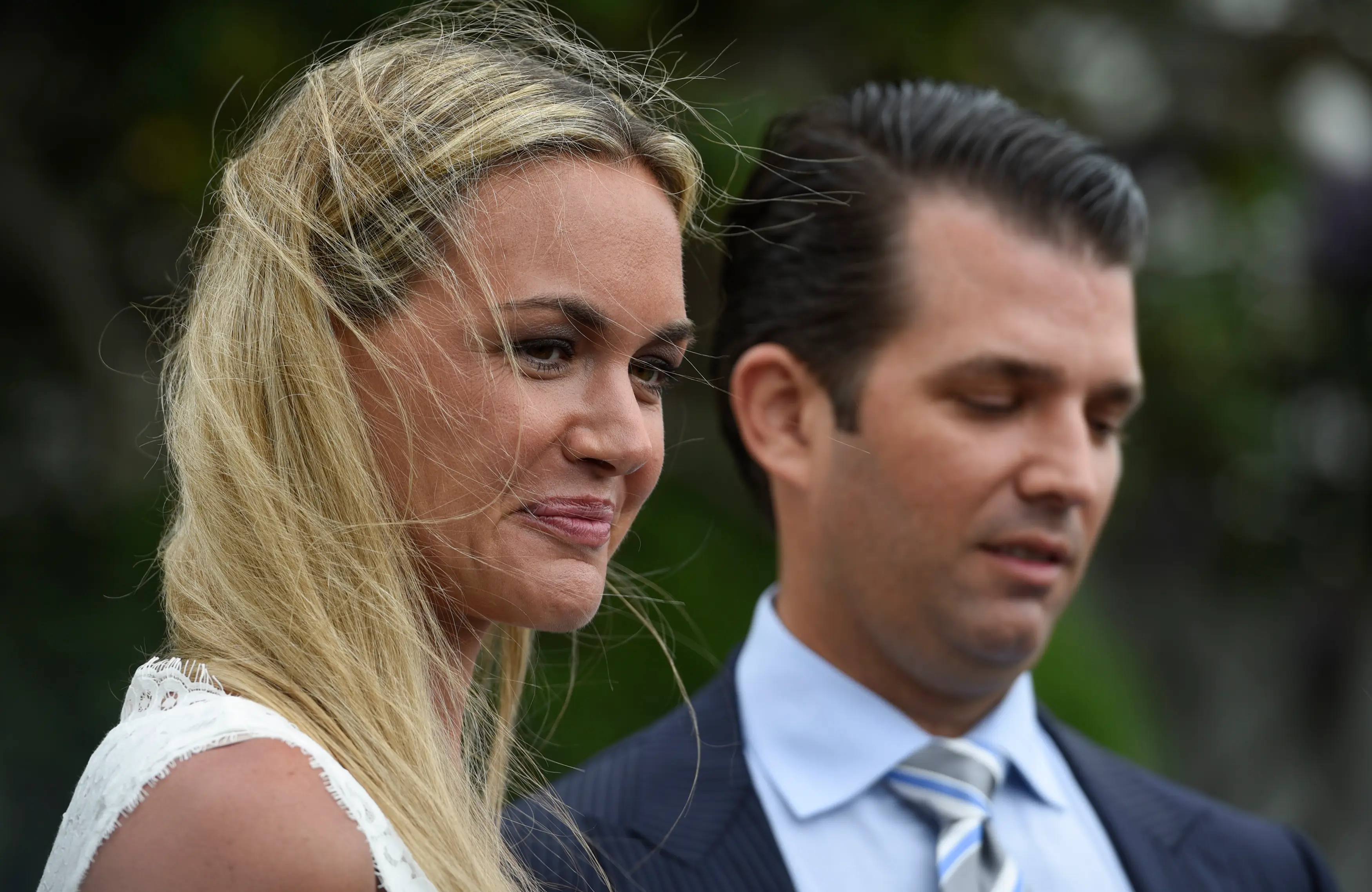 Vanessa Trump and Donald Trump Jr in 2017 (Image: Getty)