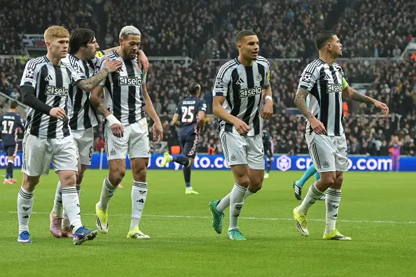 Newcastle qualified for the 2025/26 Champions League through UEFA's EPS co-efficient system (Image: Getty)