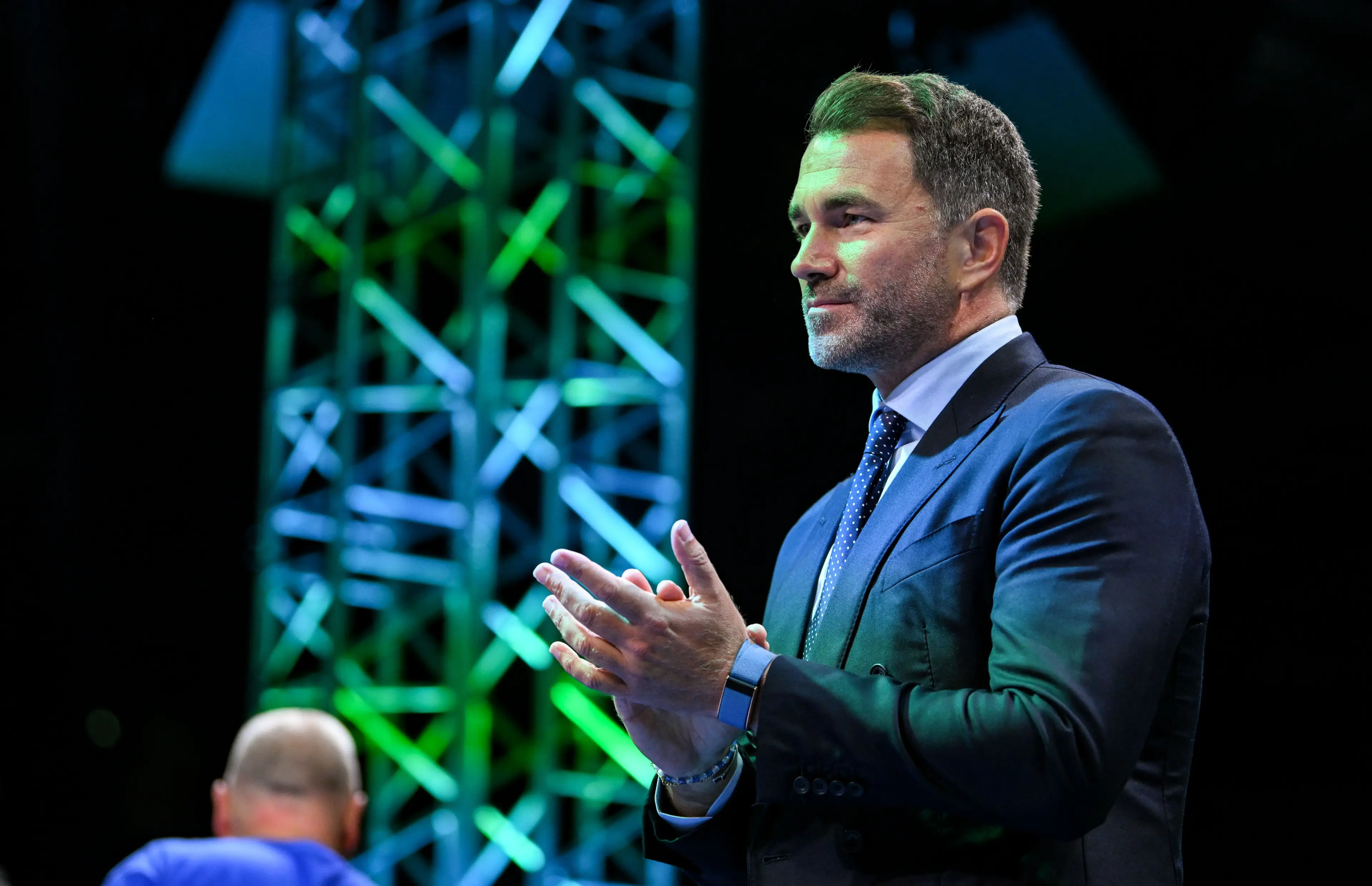 Eddie Hearn has criticised Dana White's boxing plans. Image: Getty 