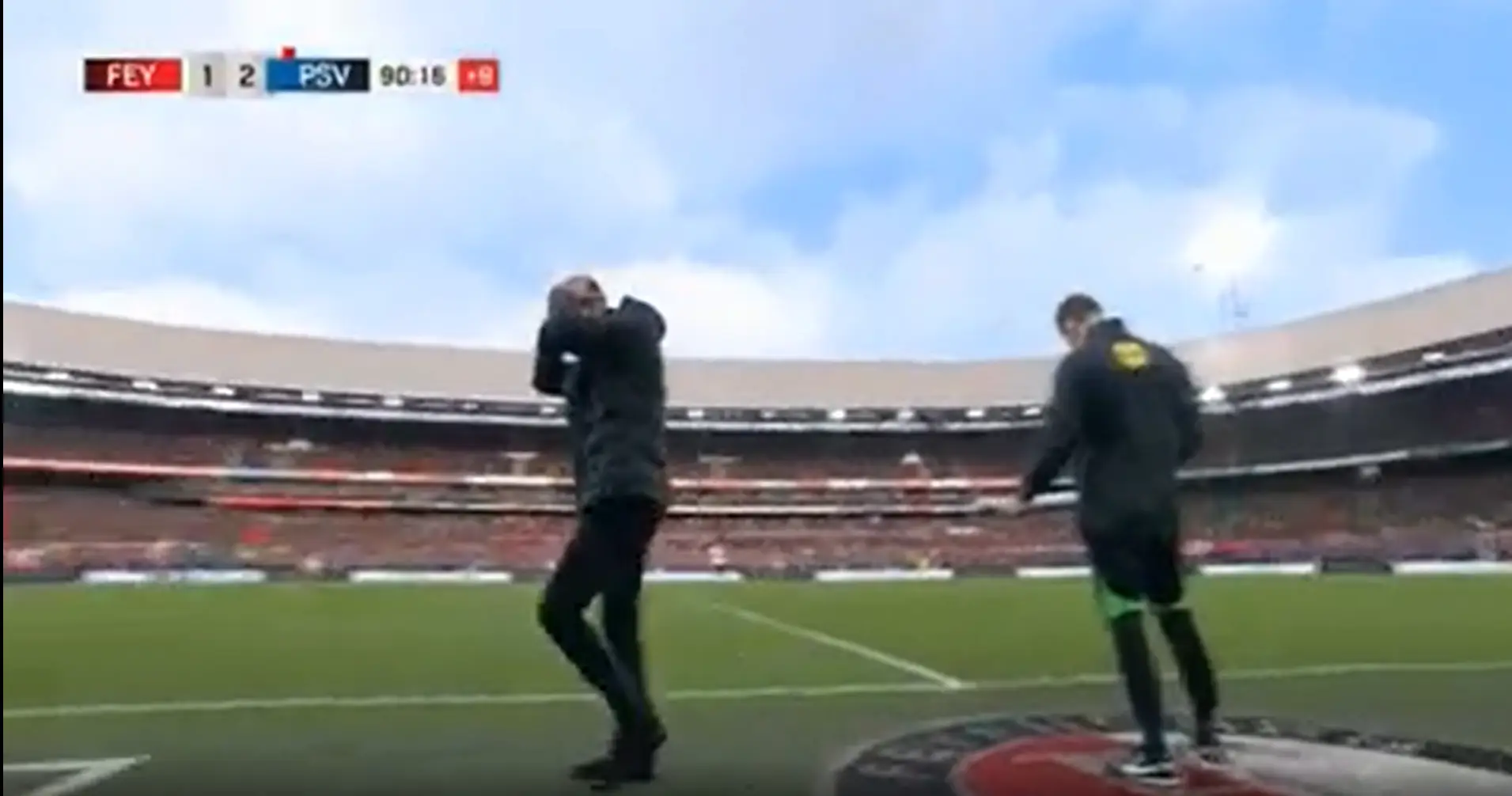 Ruud van Nistelrooy was left speechless by the nine added minutes. 