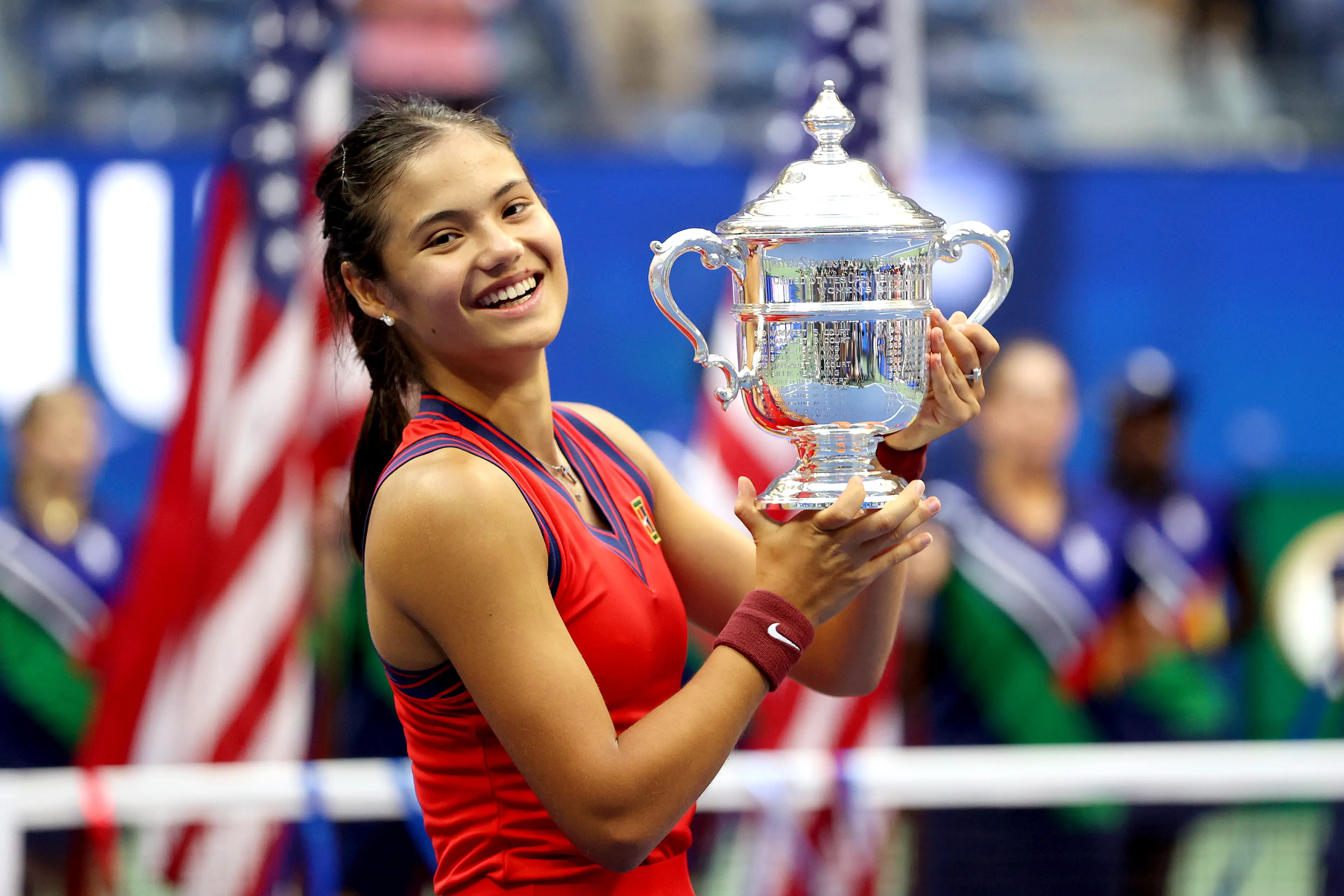 Emma Raducanu won the US Open in 2021. (Image: Elsa / Staff via Getty)