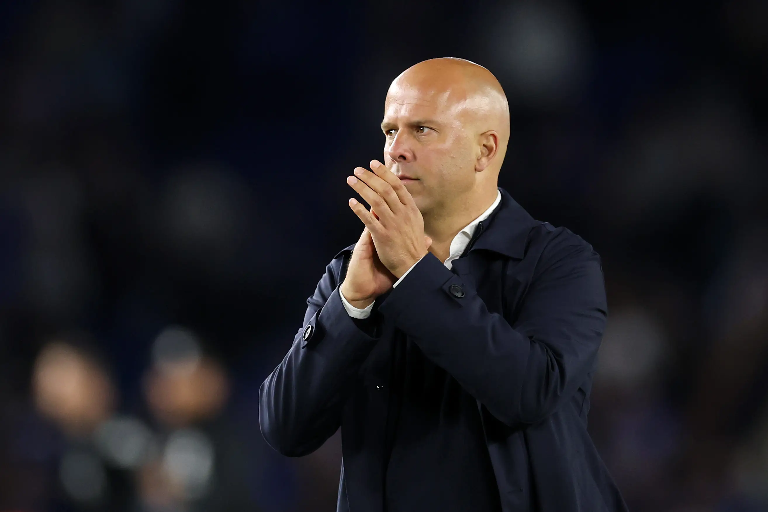 Arne Slot won the Premier League in his first season. Image: Getty