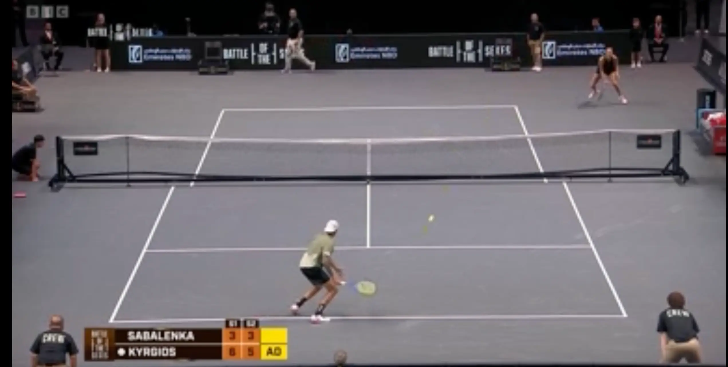 The BBC's coverage was plagued by technical issues. Image: BBC