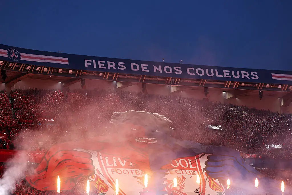 PSG Ultras unveiled the massive TIFO before kick off. (Image: Justin Setterfield/Getty Images)