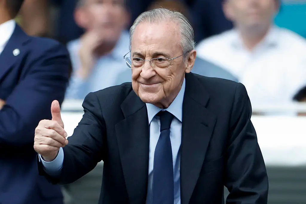 Florentino Perez has identified his next dream Real Madrid signing. (Image: Getty)