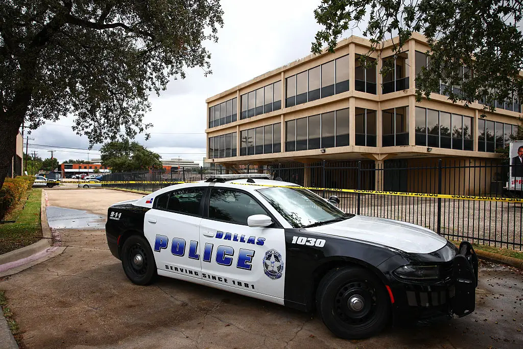 ICEBlock was removed in the aftermath of a shooting at a Dallas detention center (ARIC BECKER / Contributor / Getty)