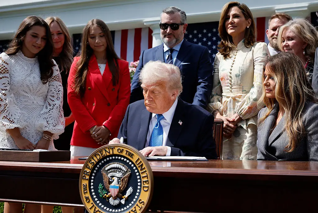 The President previously signed the Take It Down Act (Chip Somodevilla / Staff / Getty)