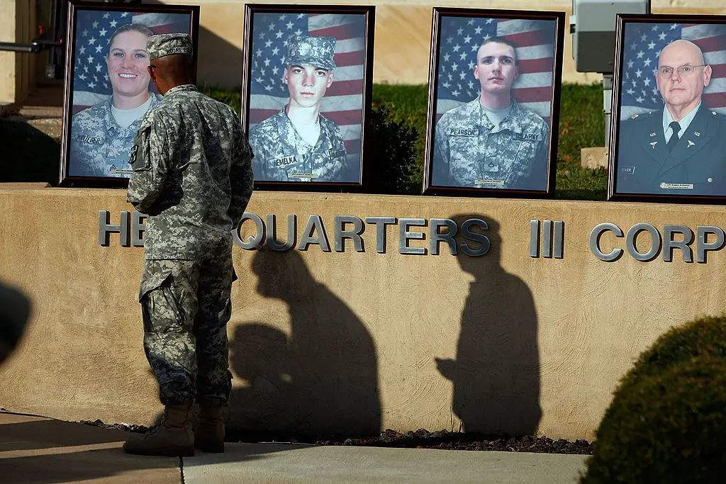 Hasan killed 13 in his 2009 attack at Fort Hood (Joe Raedle / Staff / Getty)