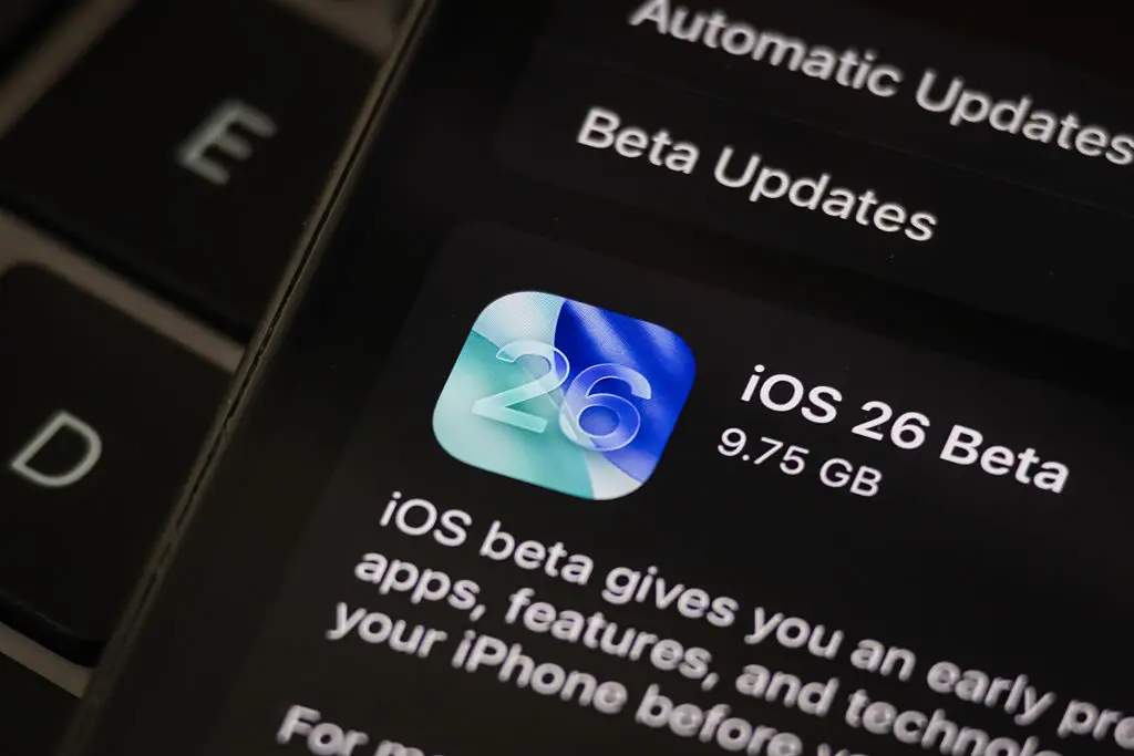 Apple is due to release iOS 26 later this year (Cheng Xin/Getty Images)