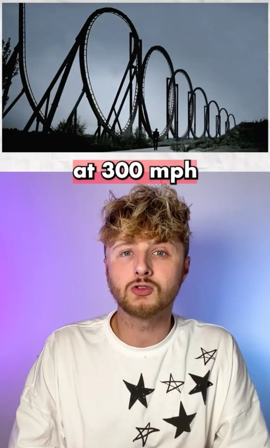The TikToker explained how the rollercoaster works (TikTok/@jakebsweetfacts)