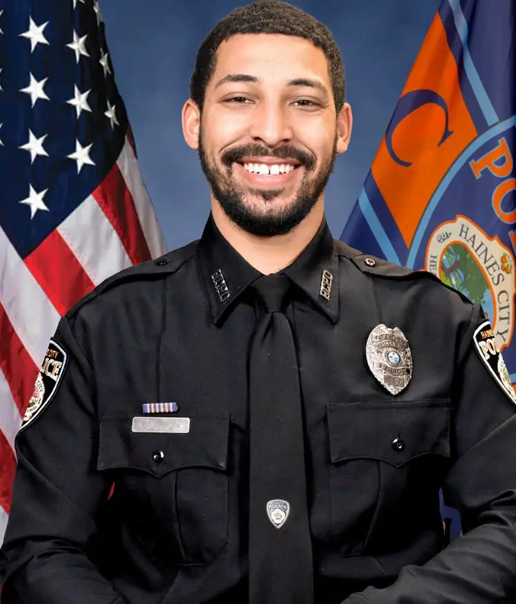 Christopher Goodson has been placed on administrative leave after using Flock cameras to track his estranged wife 717 times (Haines City Police Department)