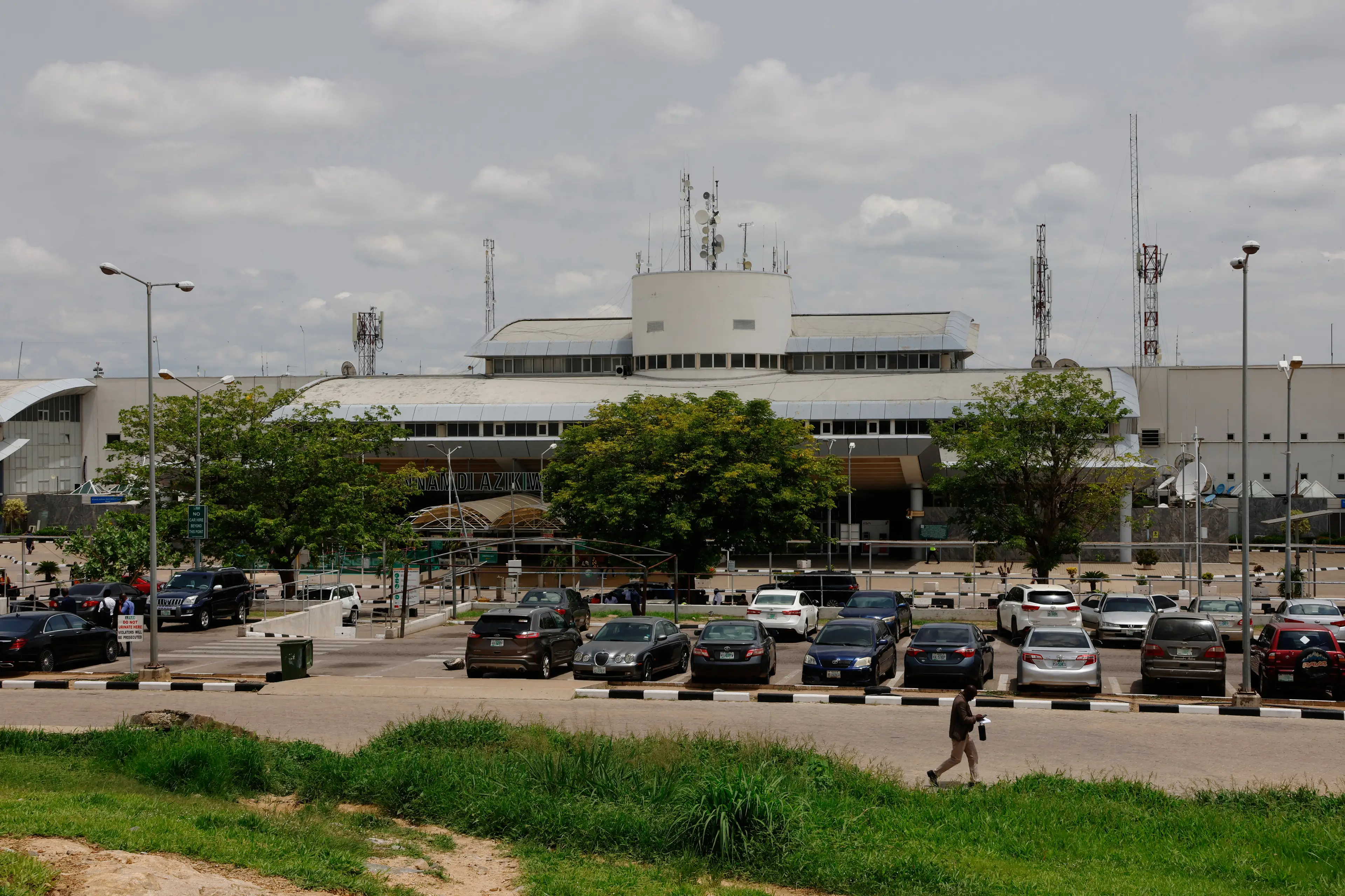 Nwude claimed he was building a new airport in Nigeria's capital, Abuja (KOLA SULAIMON / Contributor / Getty)