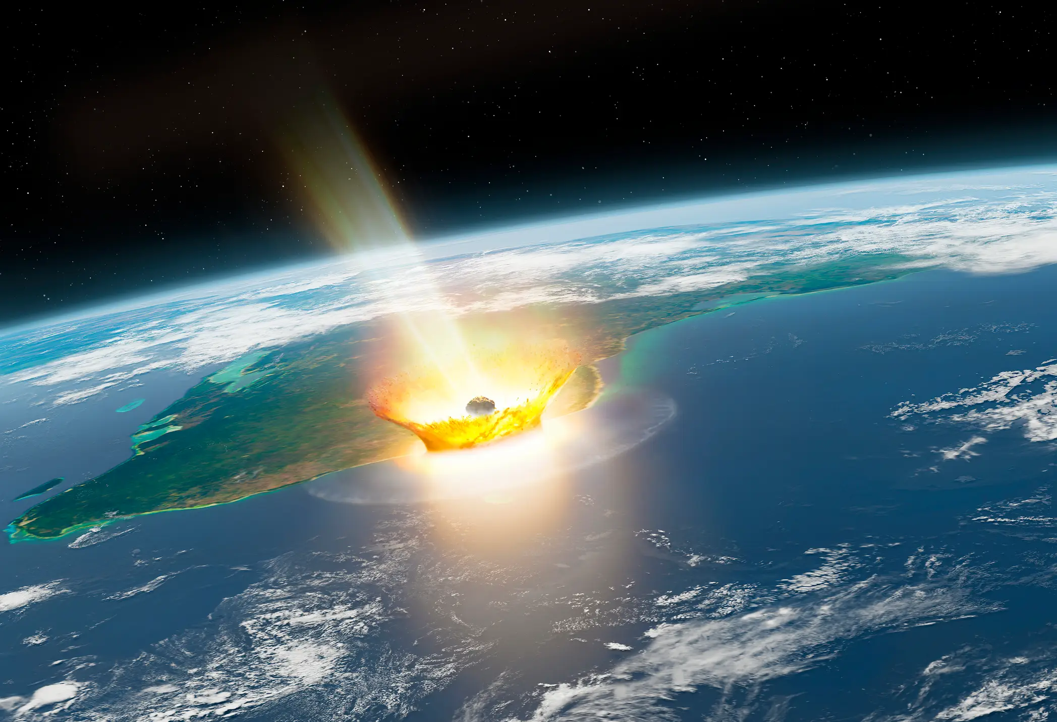 This asteroid would explode roughly 8 miles above the surface, with the equivalent power of 2 kilotons of TNT (Mark Garlick/Science Photo Library/Getty Images)