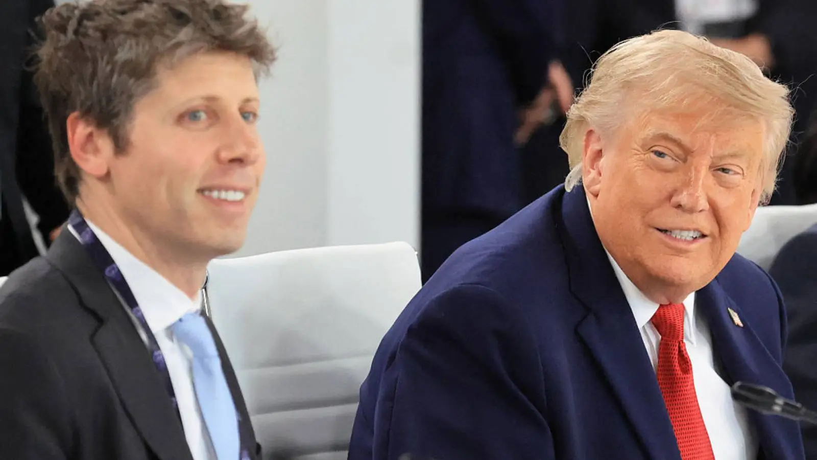 President Trump claims there's an AI 'conspiracy' (LUDOVIC MARIN / Contributor / Getty)