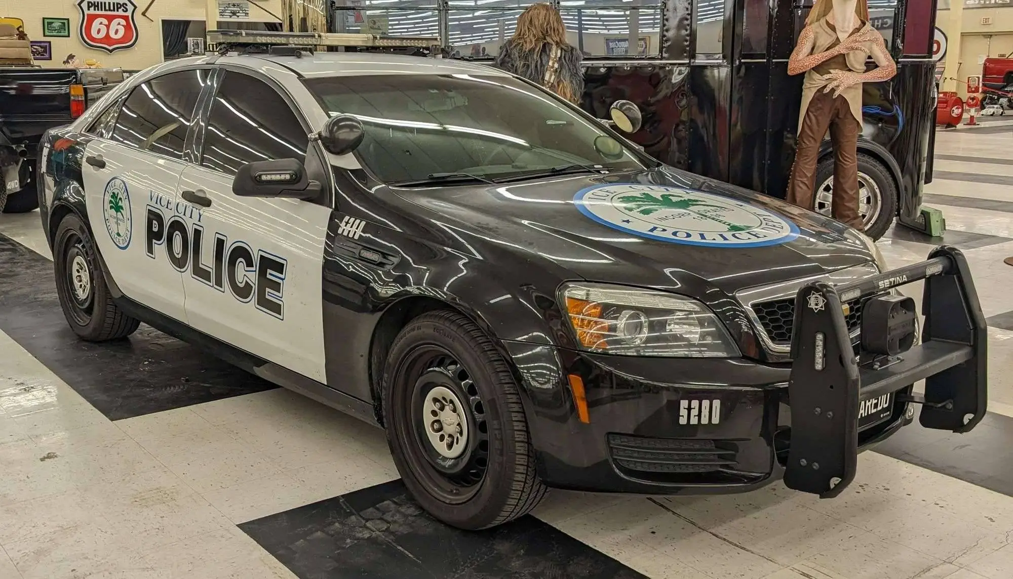 Better yet, the Vice City cop car is even ready for the streets (Kraft Auctions)