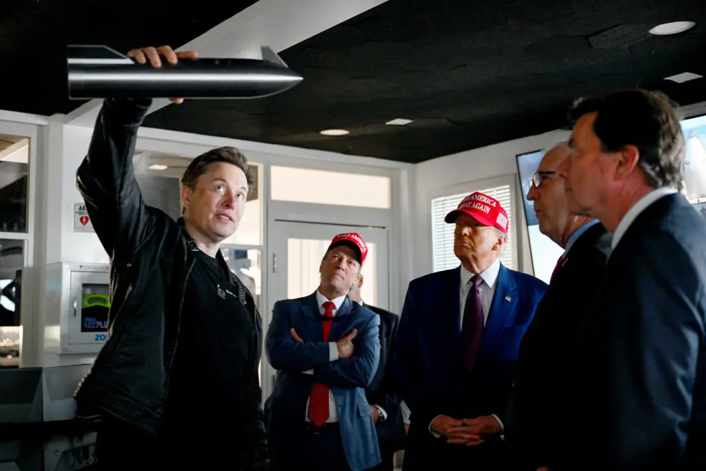 Elon Musk's dominant position within the satellite industry makes him an incredibly powerful man (Brandon Bell/Getty Images)