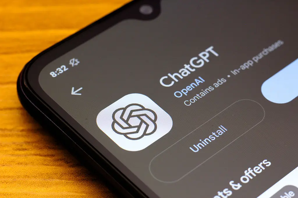 OpenAI has faced questions about how much information ChatGPT is able to collect (Thomas Fuller/SOPA Images/LightRocket via Getty Images)