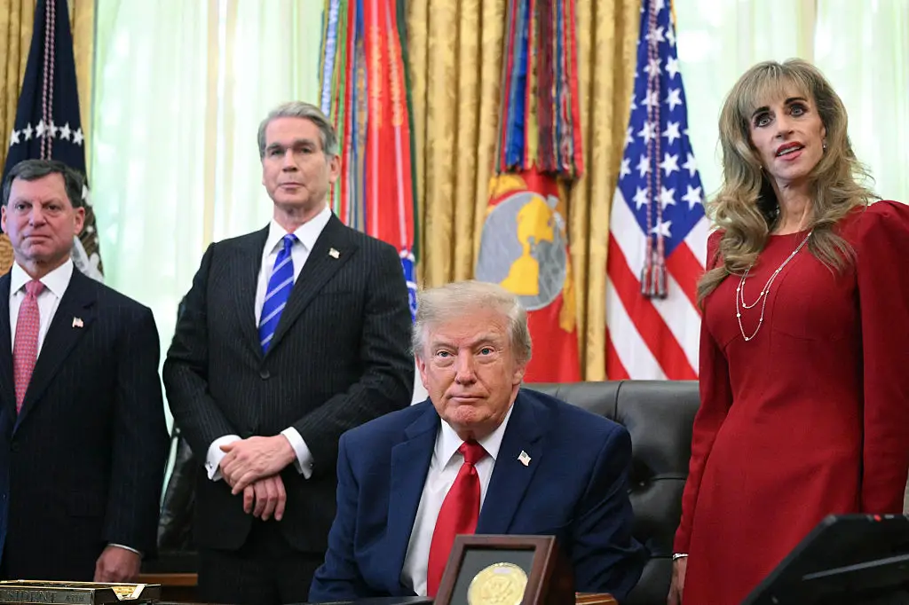 Susan Dell has faced a barrage of abuse following her White House speech (ALEX WROBLEWSKI / Contributor / Getty)