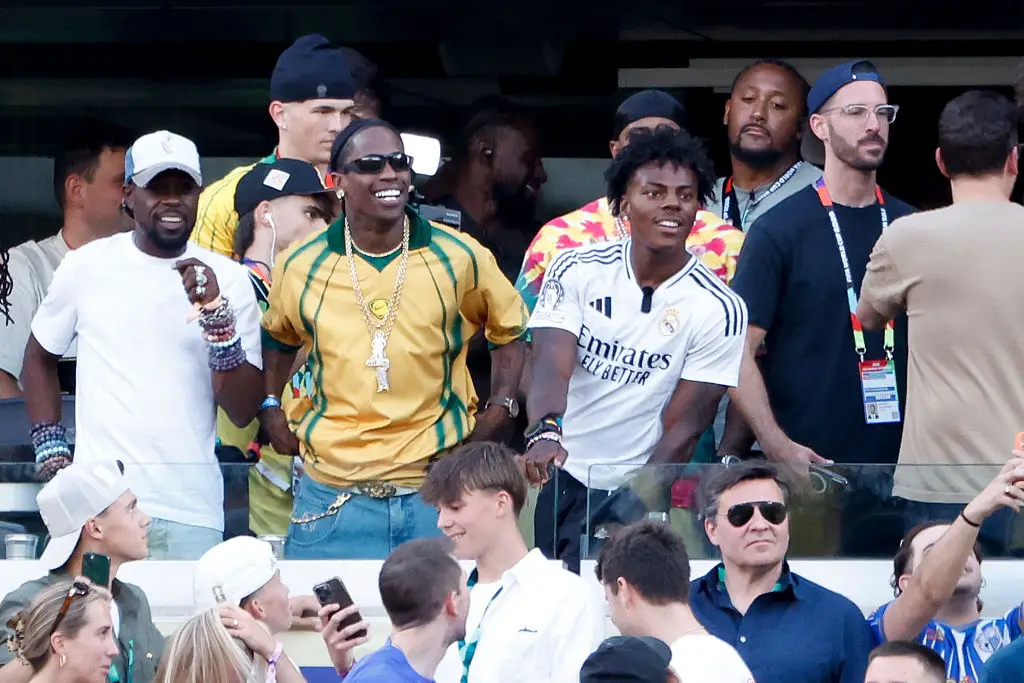 Speed also spoke him Travis Scott, alongside a plethora of footballing legends like Ronaldo and Kaká (Jean Catuffe/Getty Images)