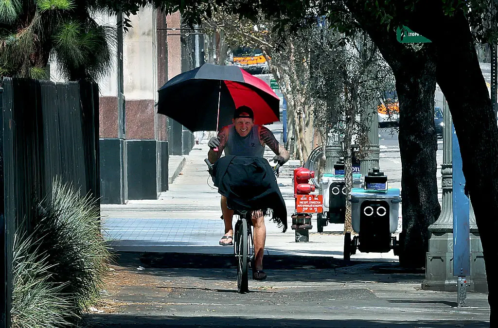 Multiple US states are bracing for the fallout of a heat dome (Allen J. Schaben / Contributor / Getty)