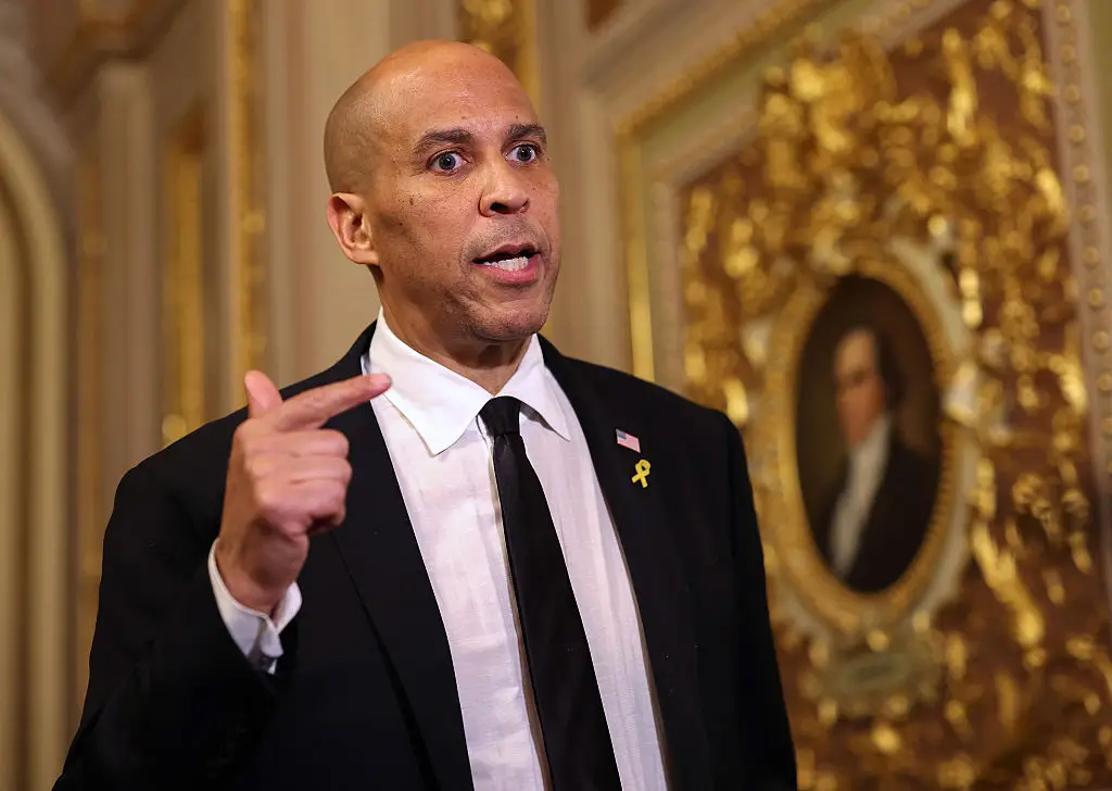 Cory Booker delivered a 25 hour long speech (Tasos Katopodis/Getty Images)