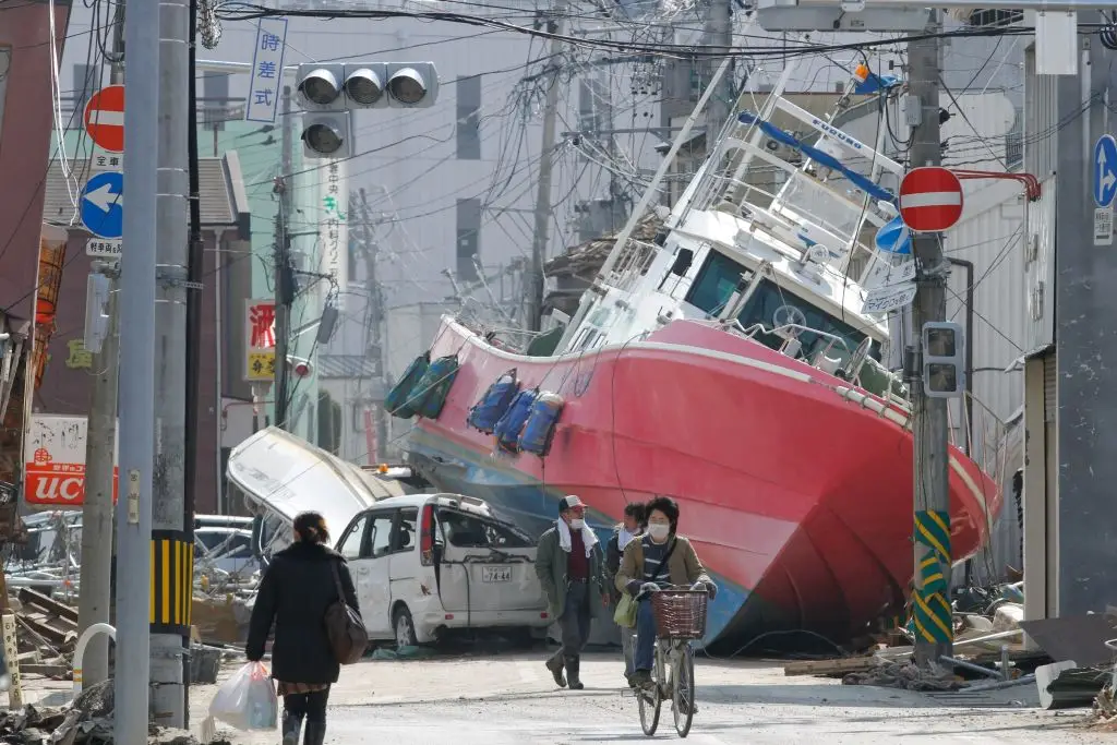 The 2011 Tsunami led to nearly 20,000 deaths (Tayama TATSUYUKI / Contributor / Getty)
