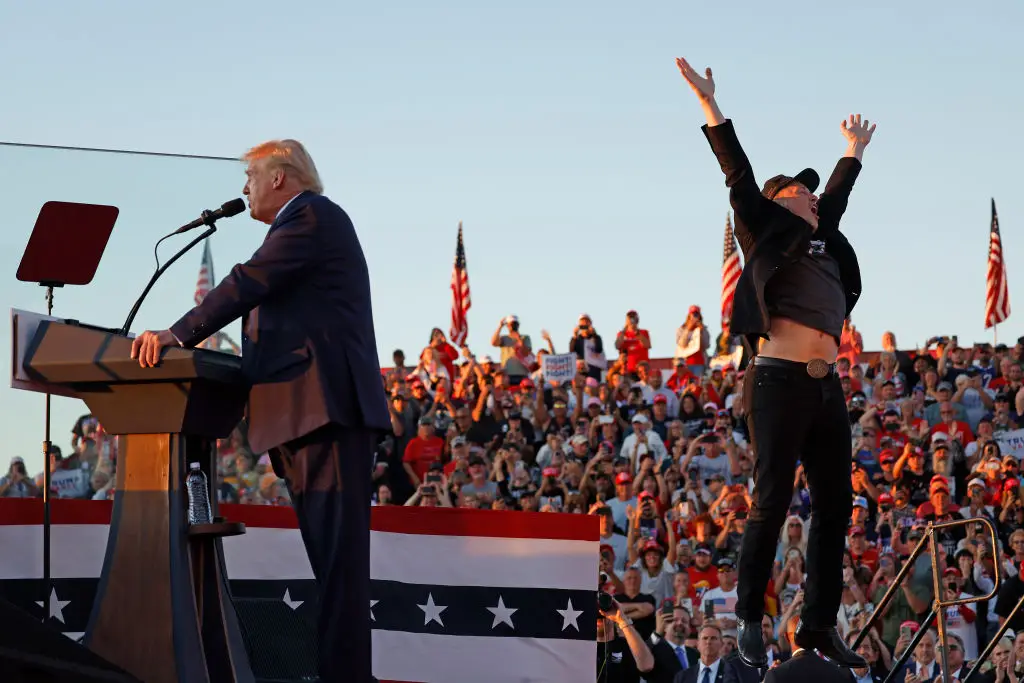 Musk has used his position at the head of X to support Trump's reelection campaign (Anna Moneymaker/Getty Images)