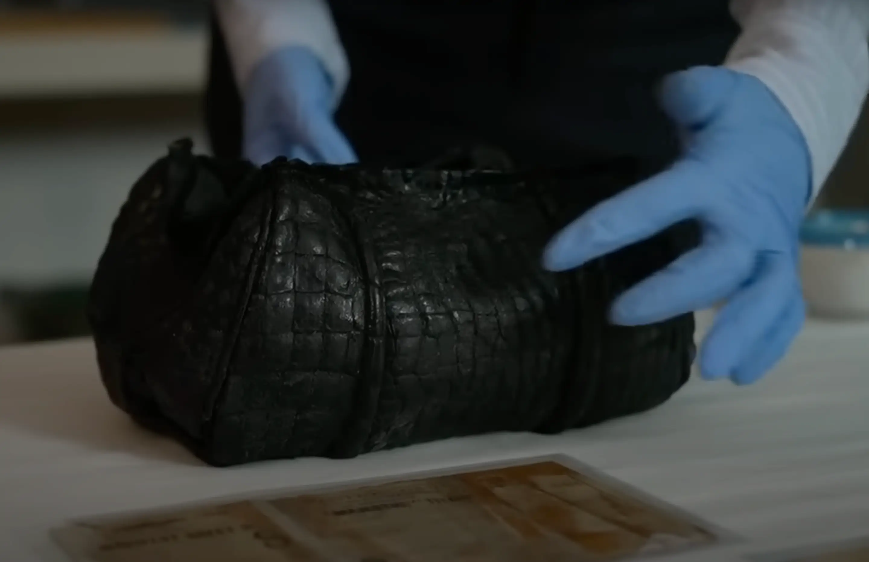 The handbag shed some light on one passenger's tragic twist of fate (YouTube/@BBCNews)