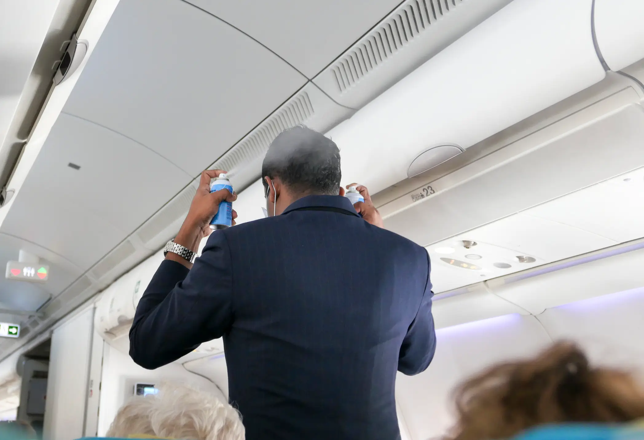 Some tell passengers to even be wary of what perfume they wear on flights (	K Neville / Getty)