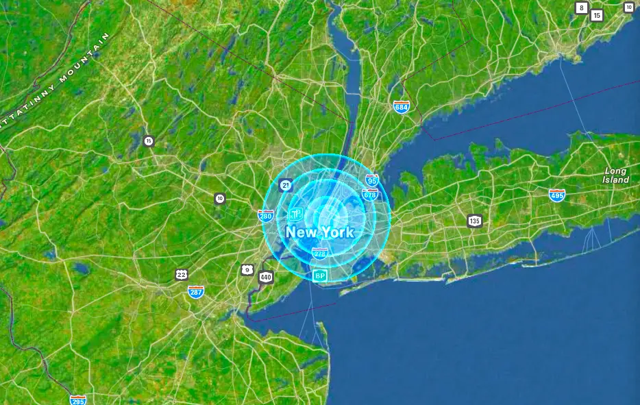 Over a million people would likely die if 2024 YR4 were to hit the center of New York City (Neal.Fun)