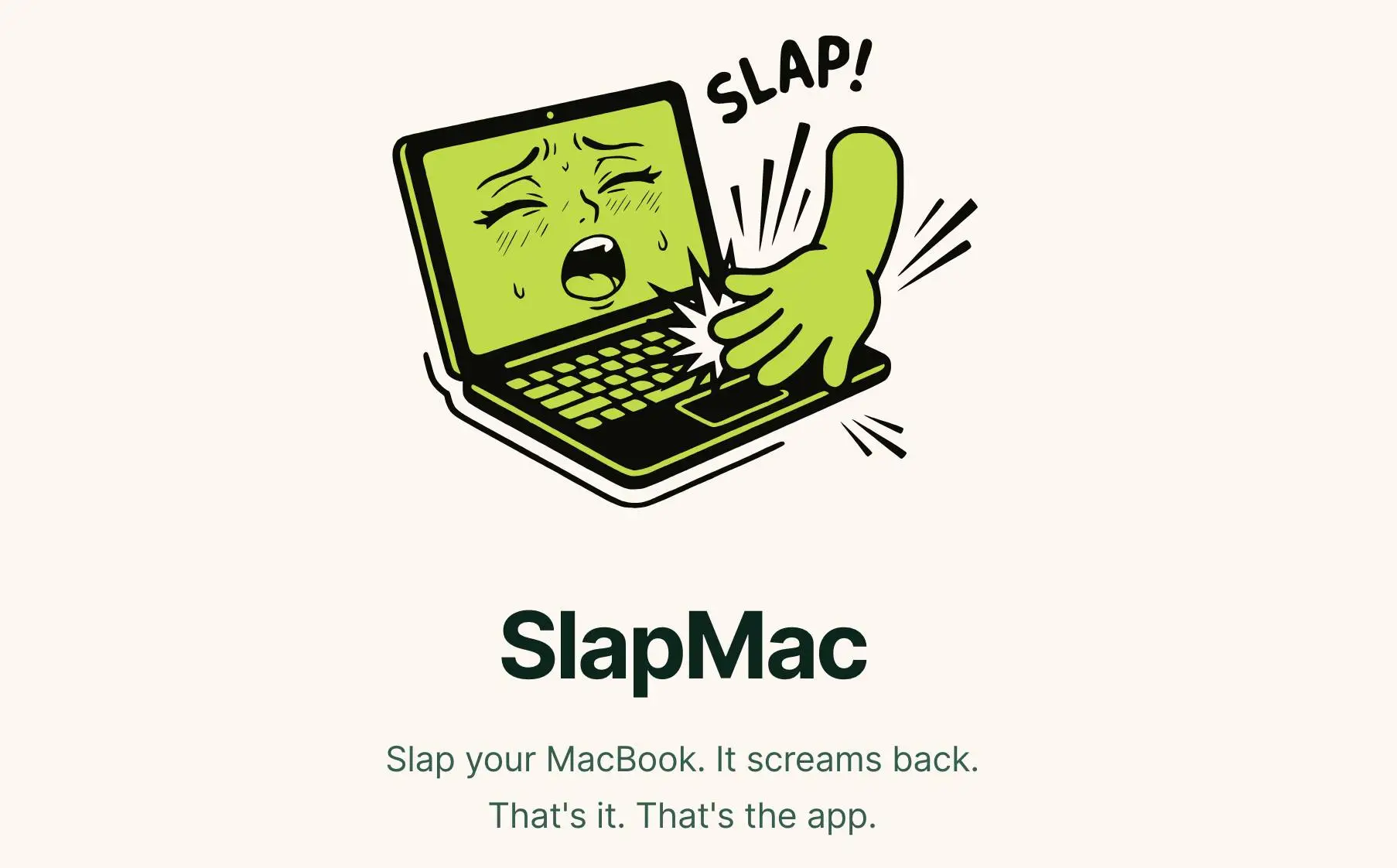 There's no escaping SlapMac's viral status (SlapMac)
