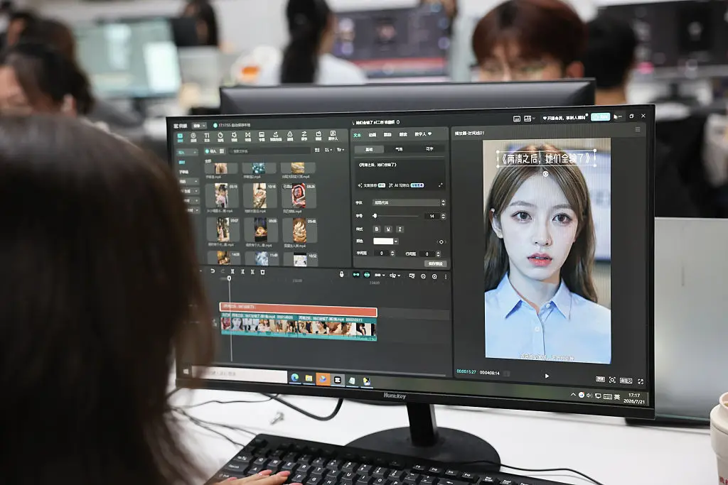 These platforms are perfect for microdramas in China, which are using AI tools in almost every instance (VCG/VCG via Getty Images)