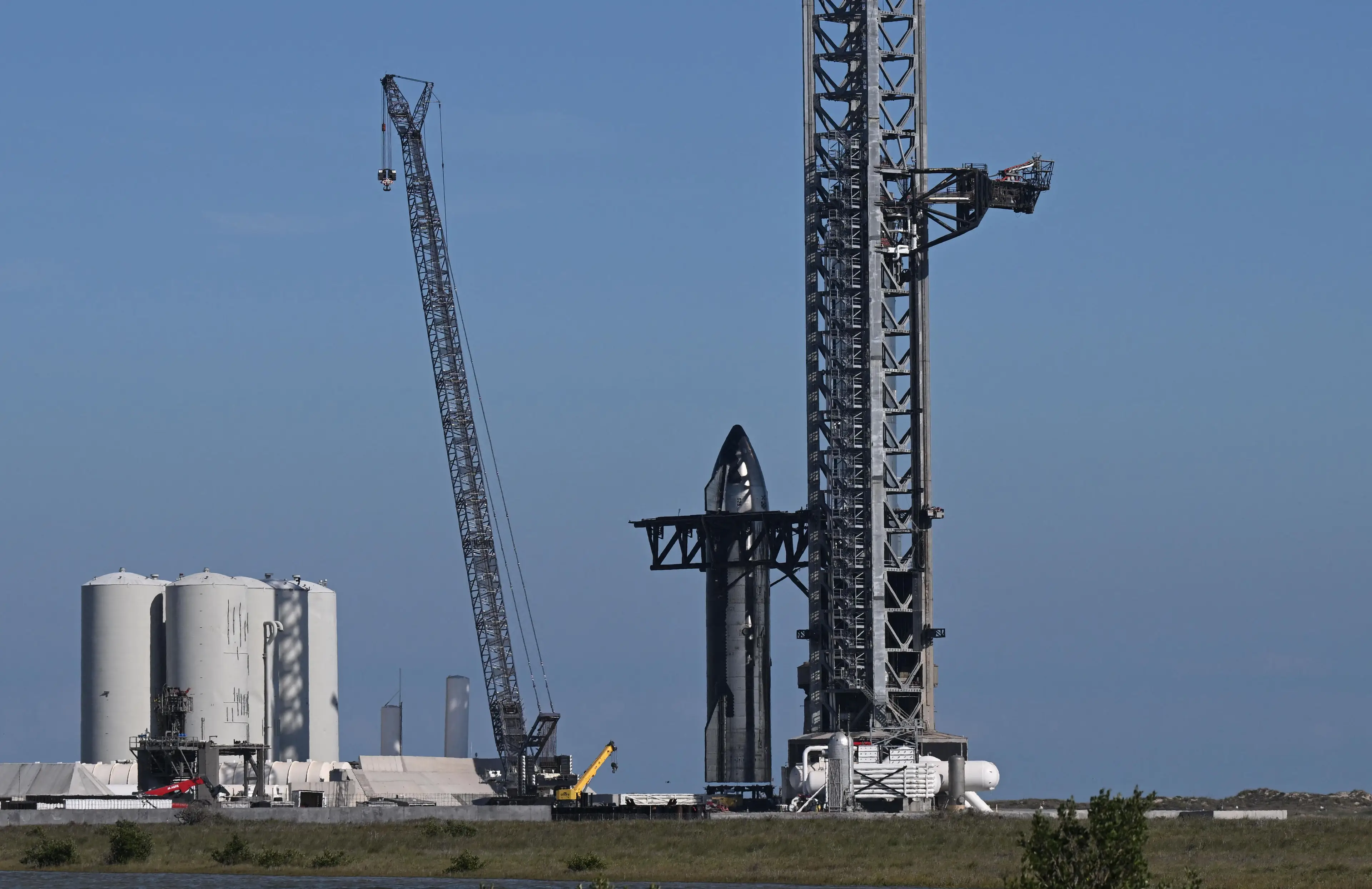 The SpaceX testing facility is in Texas.