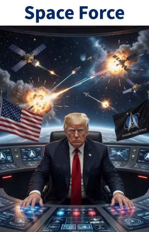 President Trump has already foreshadowed future wars in space (Truth Social / Donald Trump)