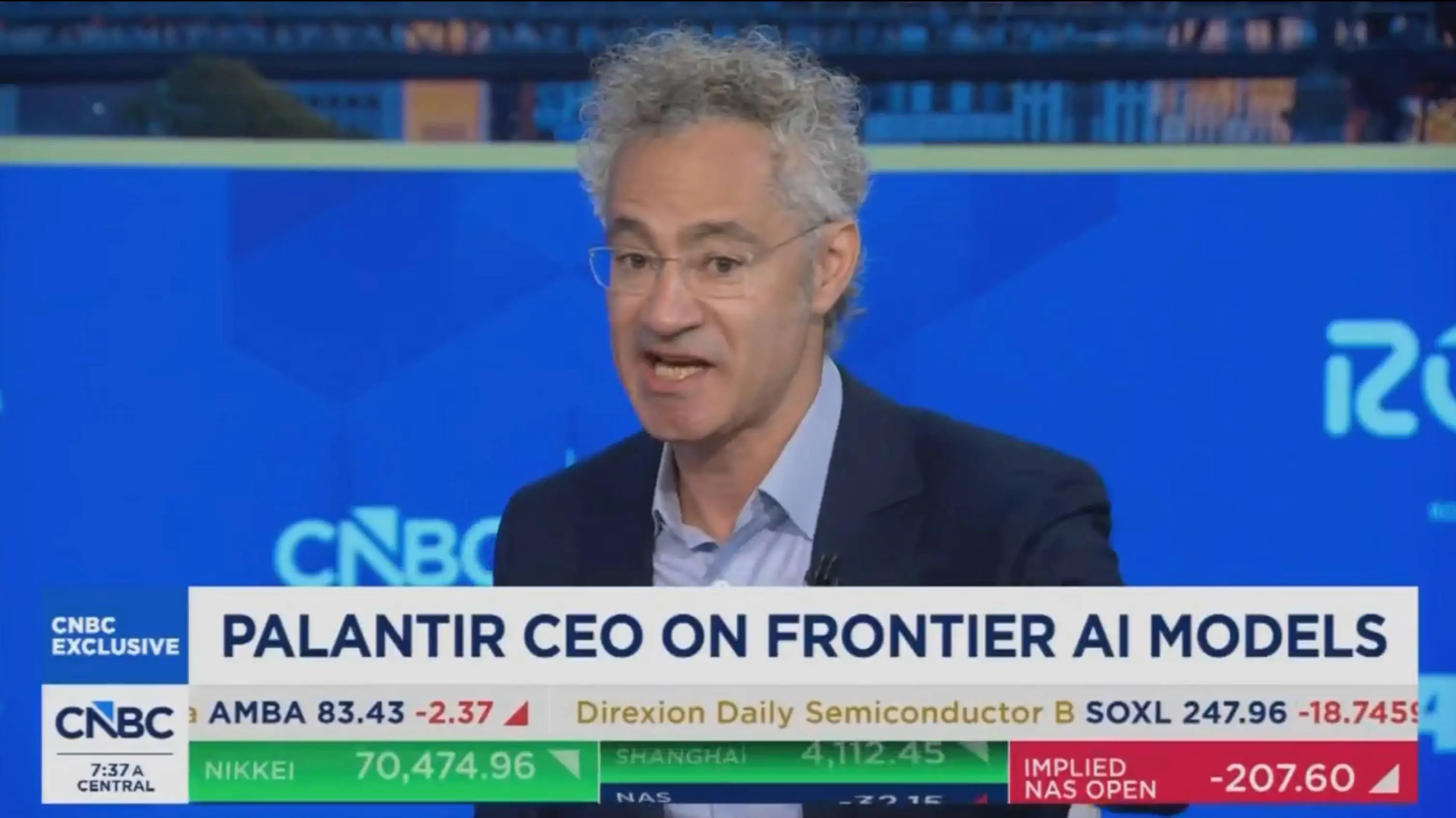 Karp didn't mince his words in the fiery exchange (CNBC) 