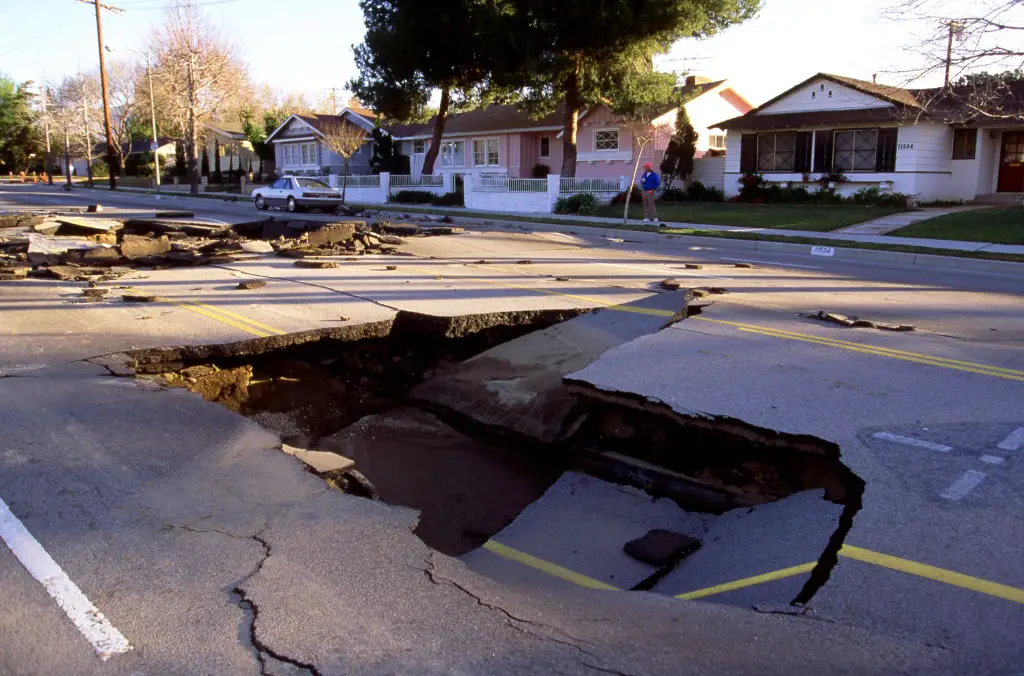 Roads and bridges would also be impacted by the earthquake, making evacuation and aid challenging (Bill Nation/Sygma via Getty Images)