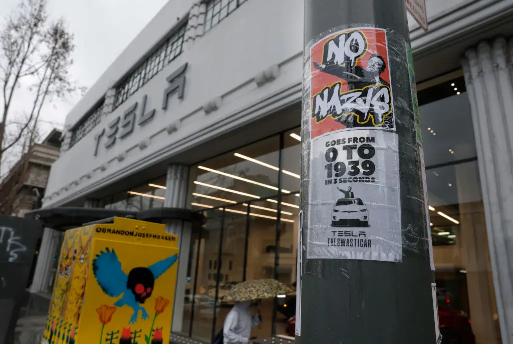 The Tesla dealership in San Francisco (Getty Images)